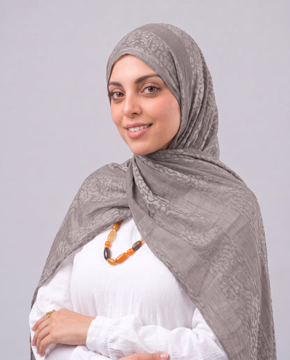 Tiger Scarf - Dark Beige