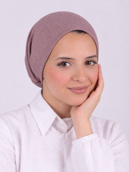 Seamless Tie Bonnet - Cashmere