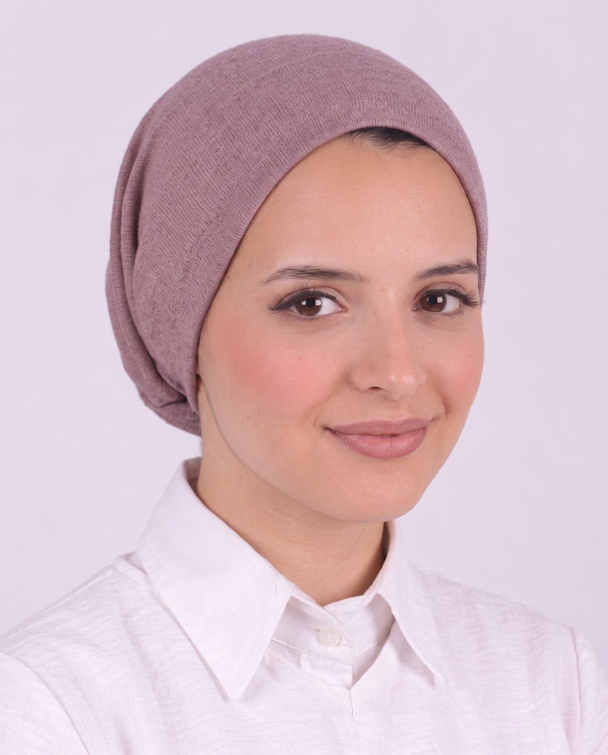 Seamless Tie Bonnet - Cashmere