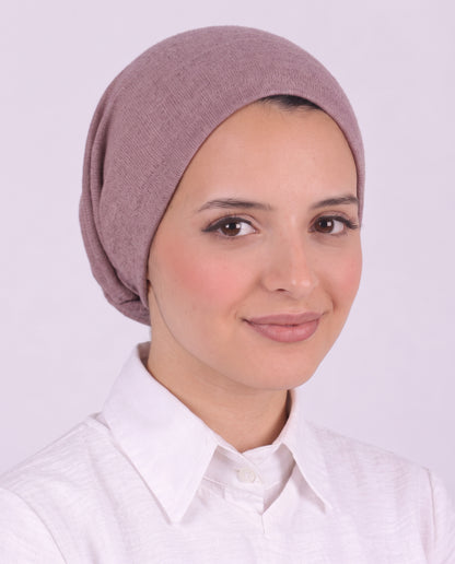 Seamless Tie Bonnet - Cashmere