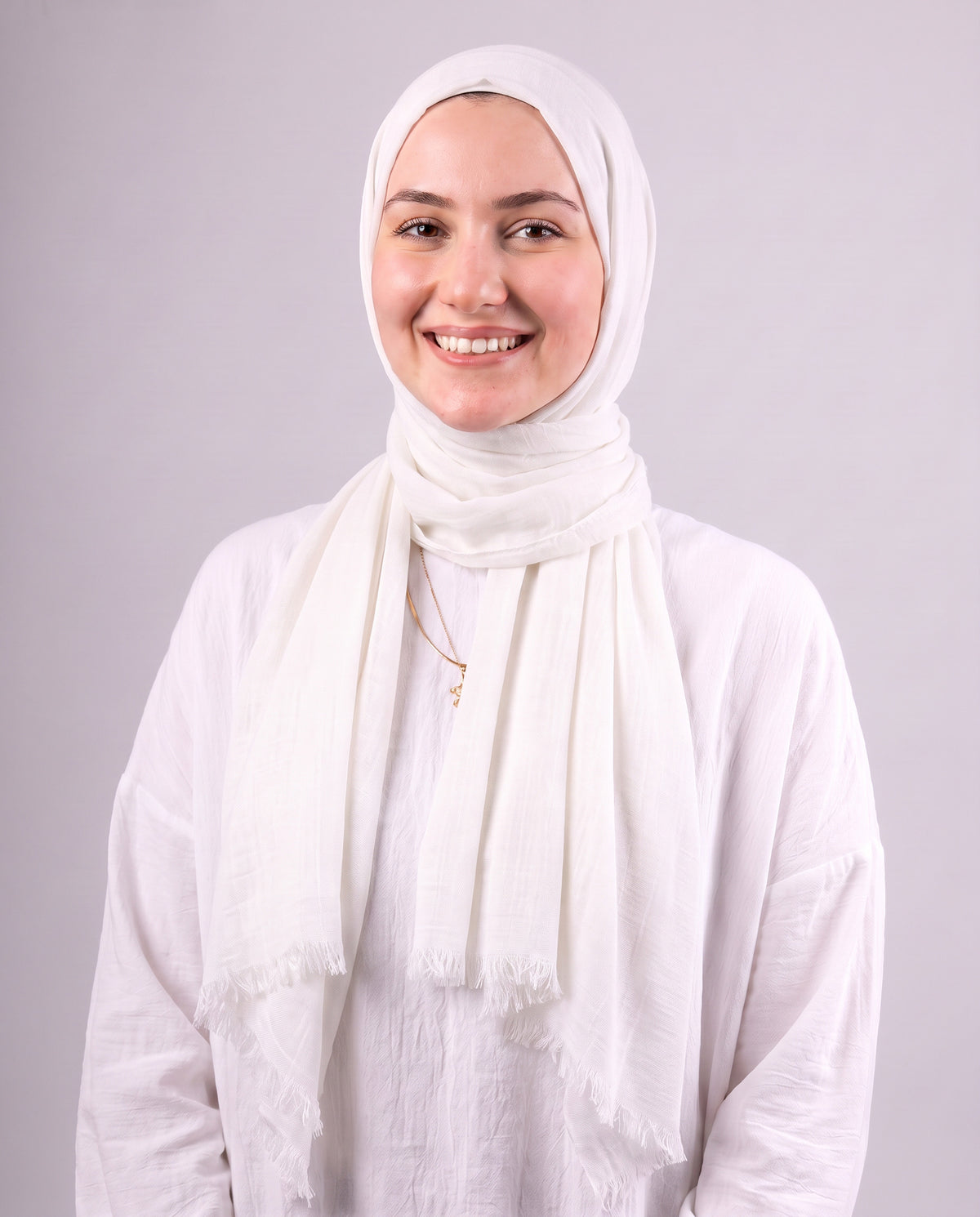 Safnga Cotton Scarf - Off White