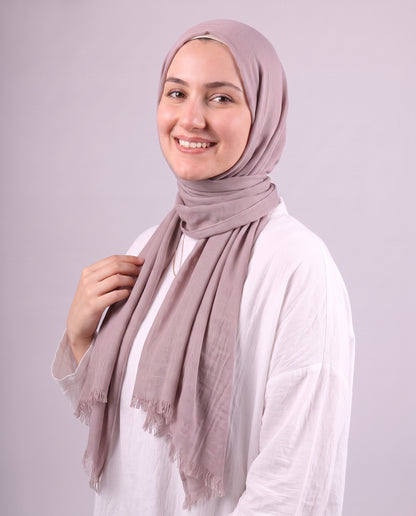 Safnga Cotton Scarf - Cashmere
