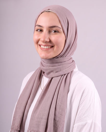 Safnga Cotton Scarf - Cashmere