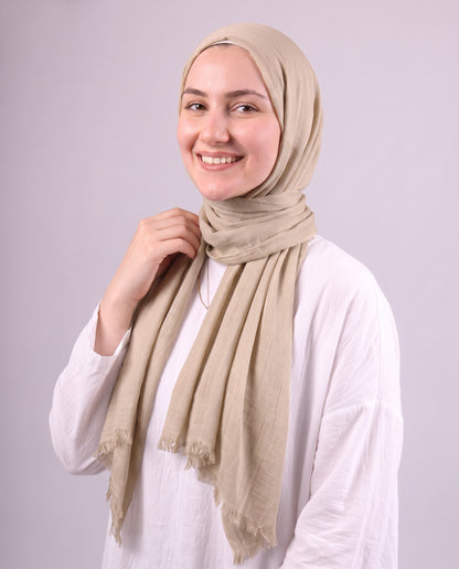 Safnga Cotton Scarf - Mint Green