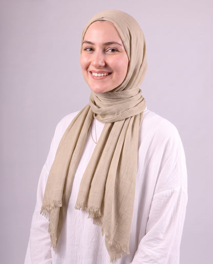 Safnga Cotton Scarf - Mint Green