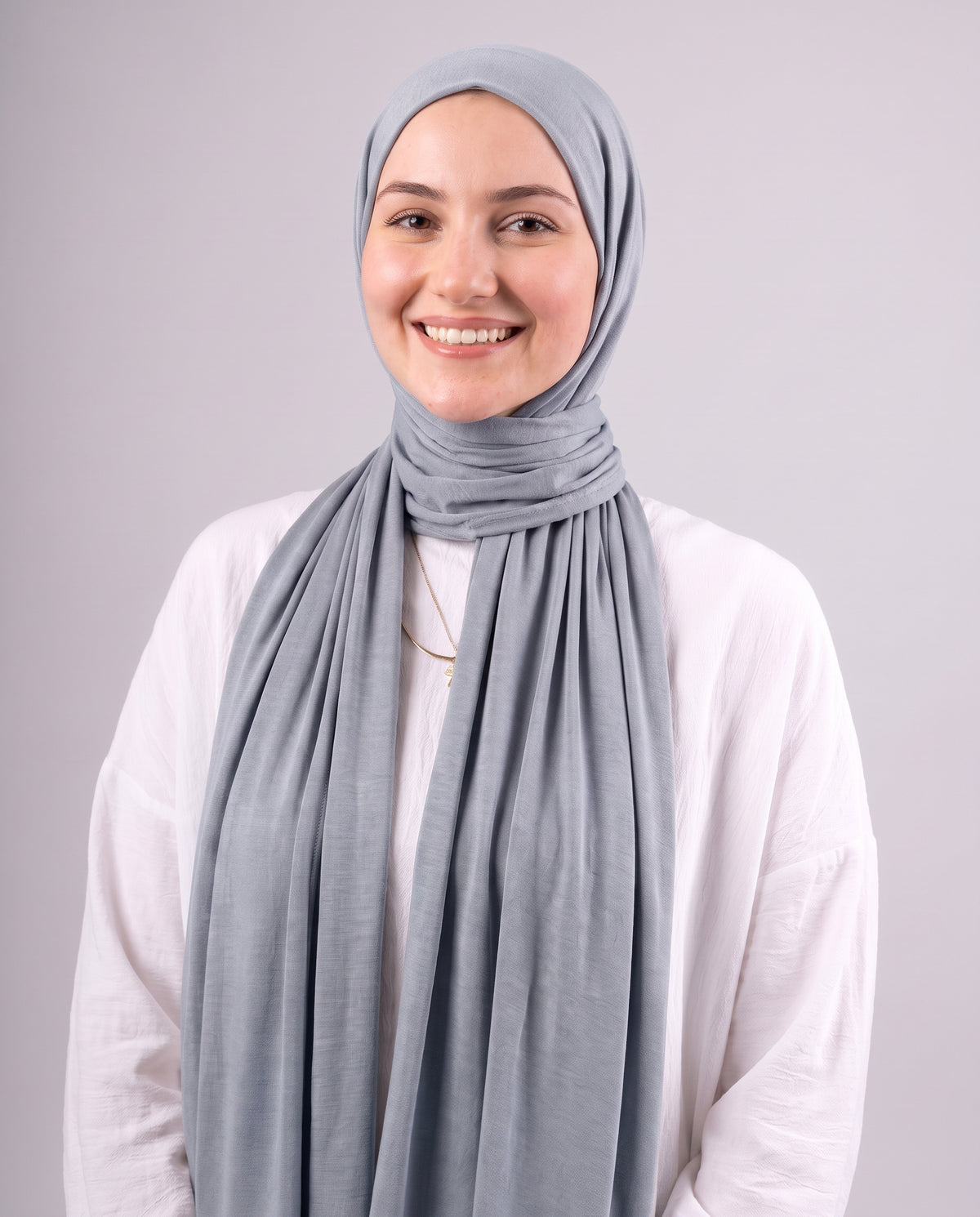 Jel Scarf - Grey Blue