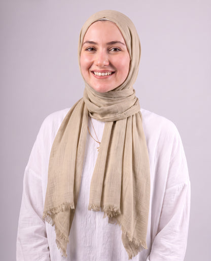 Safnga Cotton Scarf - Medium Mint
