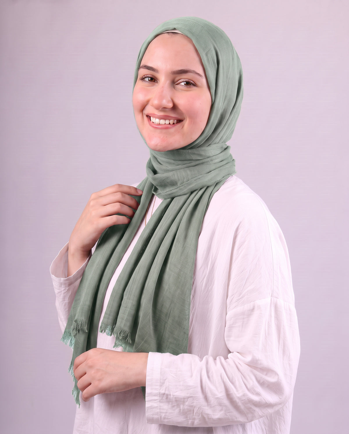 Safnga Cotton Scarf - Mint