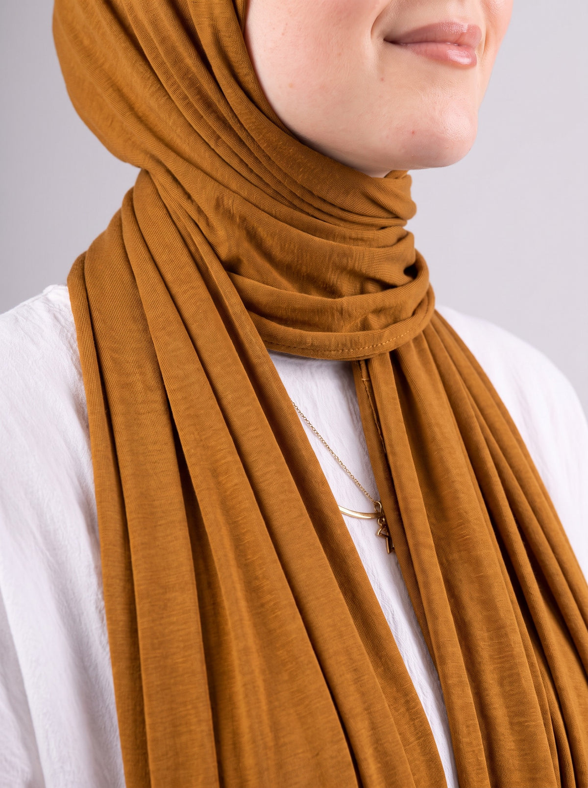 Jel Scarf in Mustard #Color_Mustard