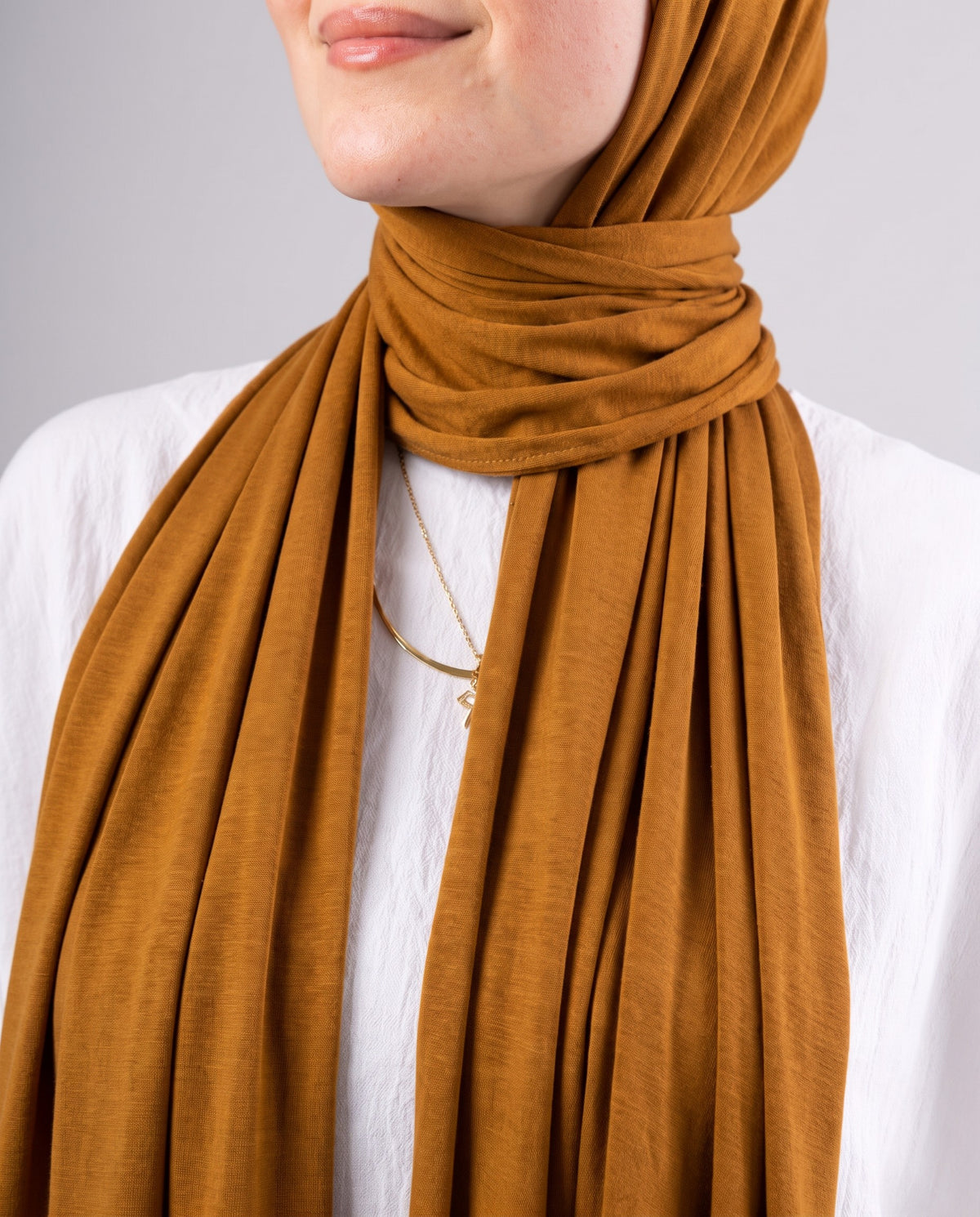 Jel Scarf in Mustard #Color_Mustard