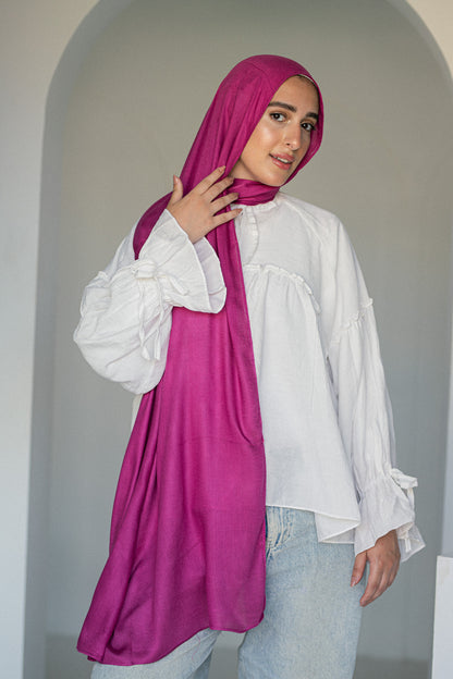 Cotton Modal Berry Pink