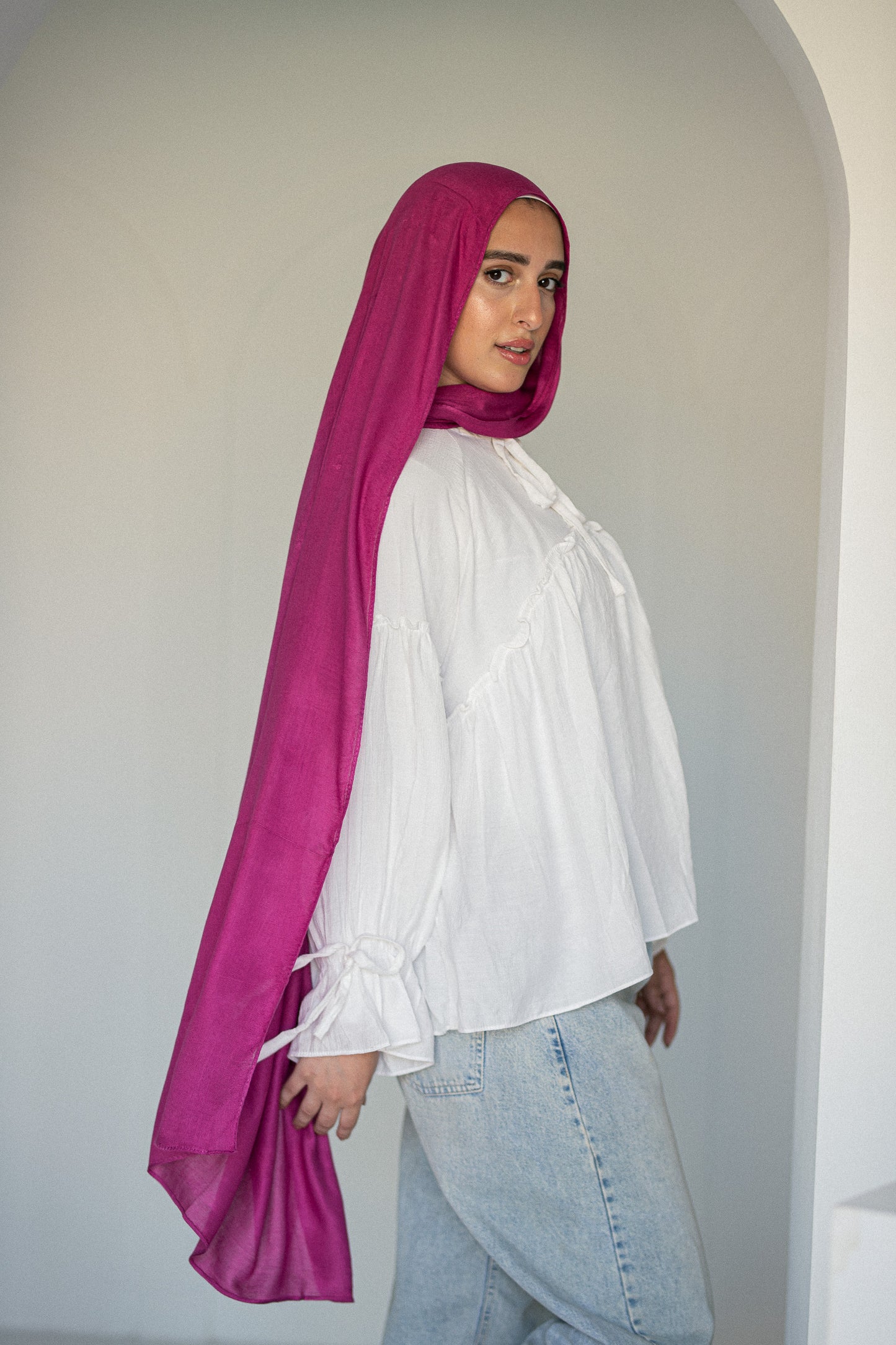 Cotton Modal Berry Pink