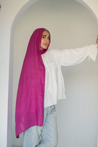 Cotton Modal Berry Pink