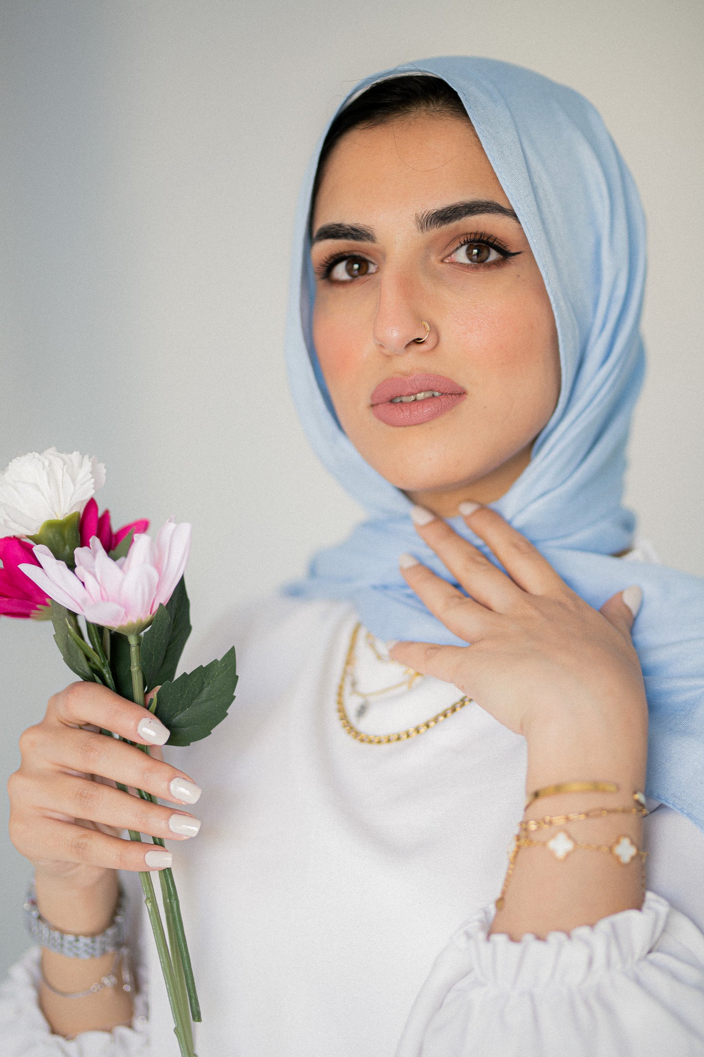 Cotton Modal Pastel Blue