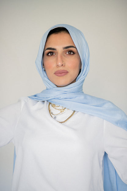 Cotton Modal Pastel Blue