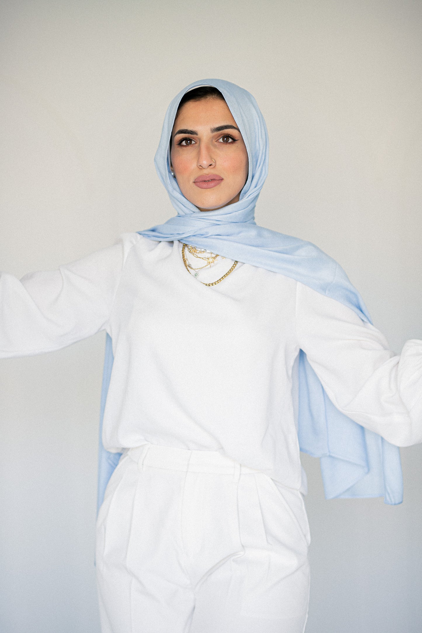 Cotton Modal Pastel Blue