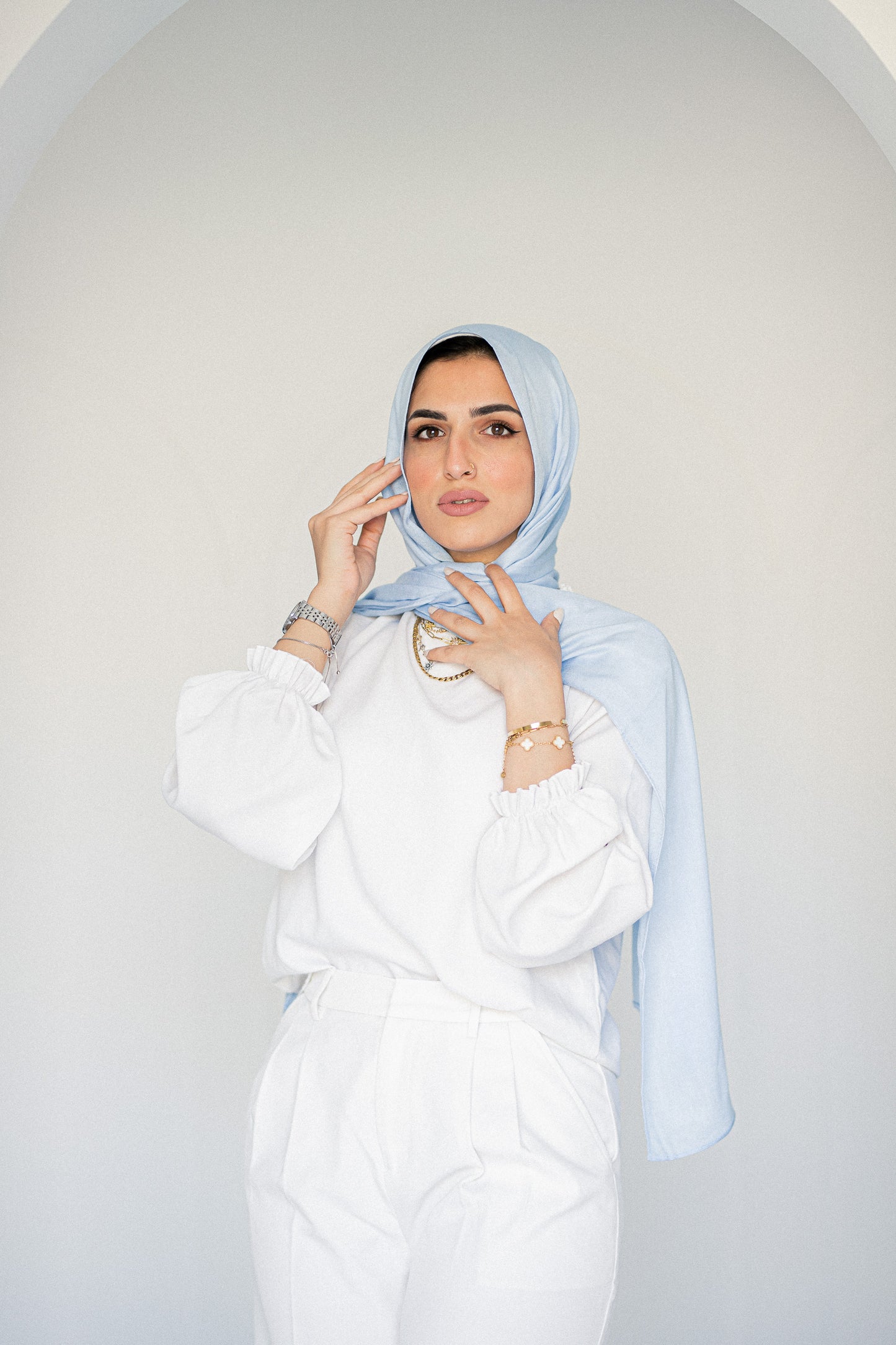 Cotton Modal Pastel Blue