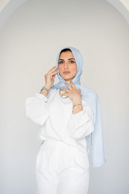 Cotton Modal Pastel Blue