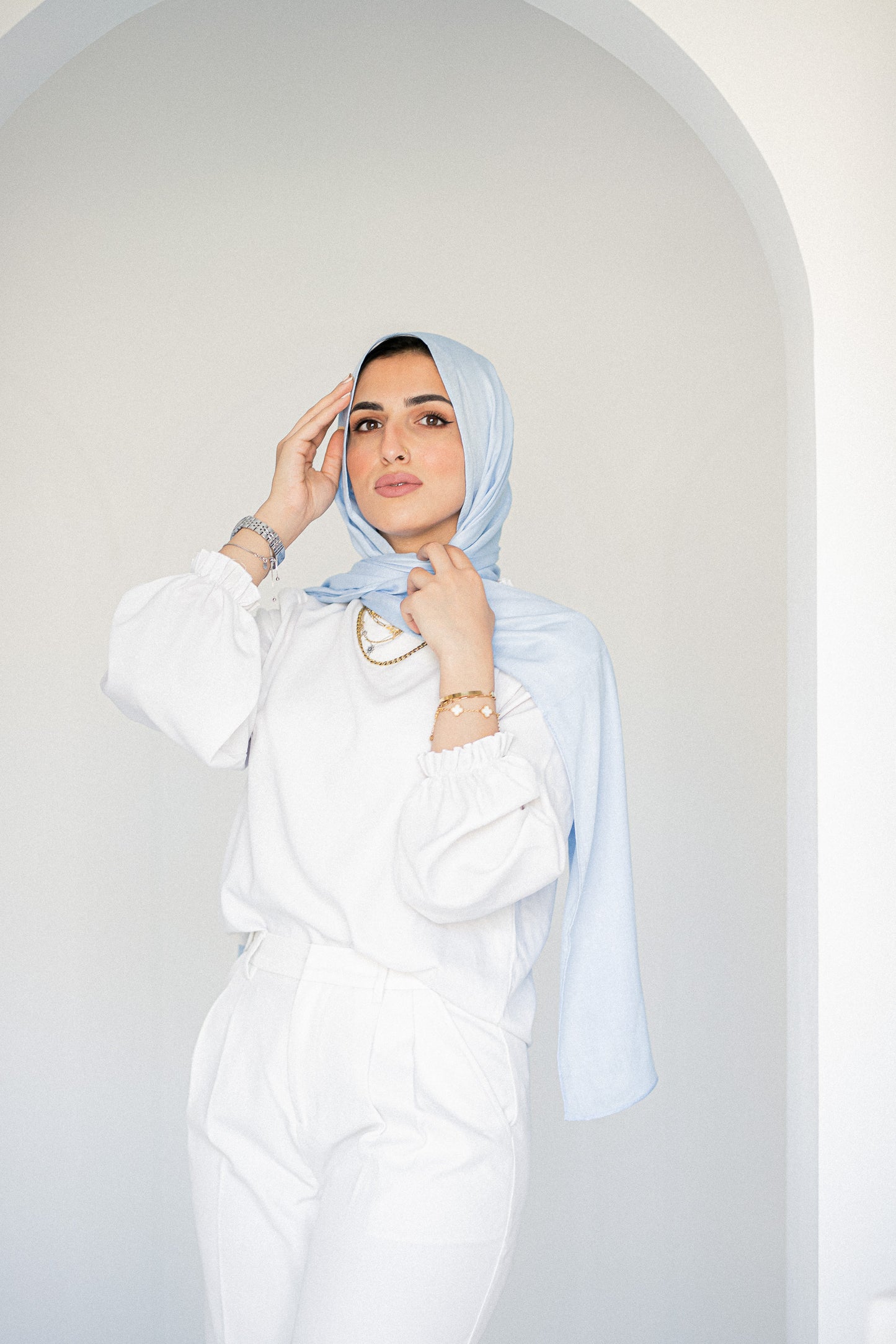 Cotton Modal Pastel Blue