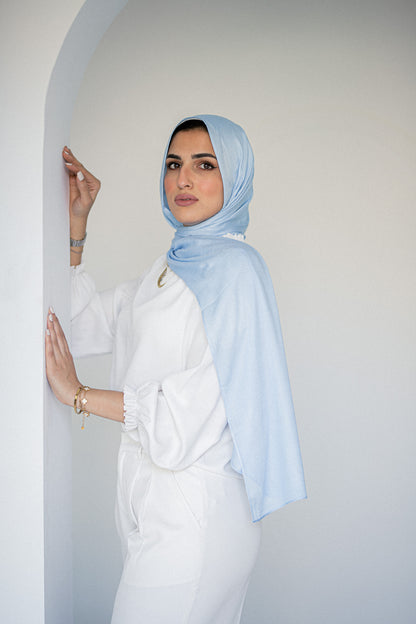 Cotton Modal Pastel Blue