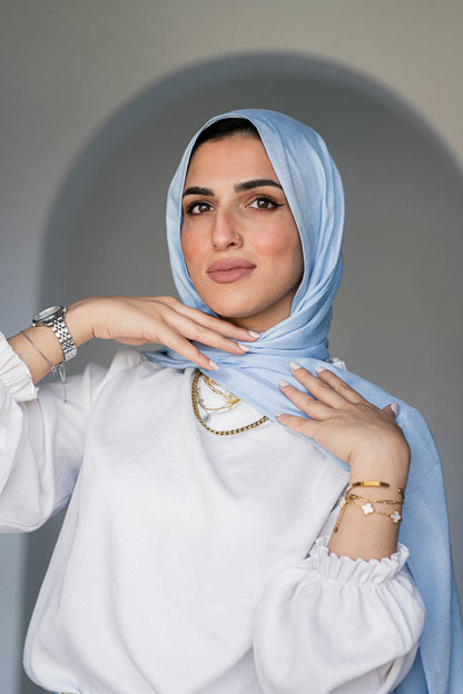 Cotton Modal Pastel Blue