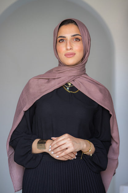 Cotton Modal Dark Mauve