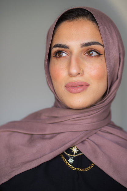 Cotton Modal Dark Mauve