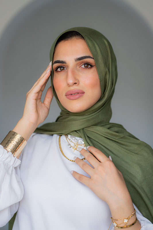 Cotton Modal Olive Green