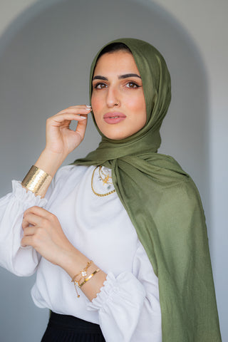 Cotton Modal Olive Green