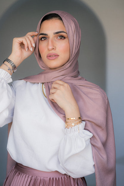 Cotton Modal Dusty Mauve