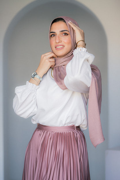 Cotton Modal Dusty Mauve