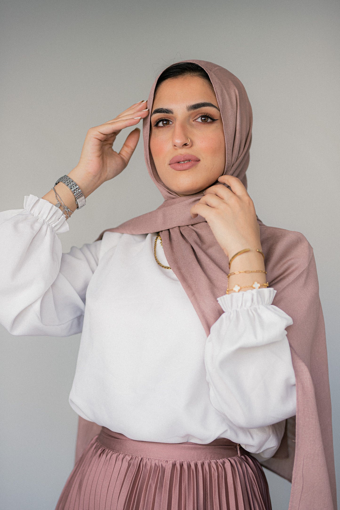 Cotton Modal Dusty Mauve