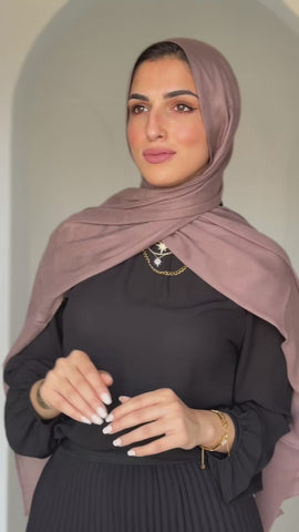 Cotton Modal Dark Mauve