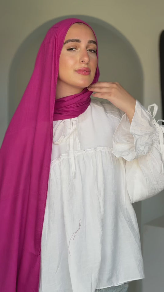 Cotton Modal Berry Pink