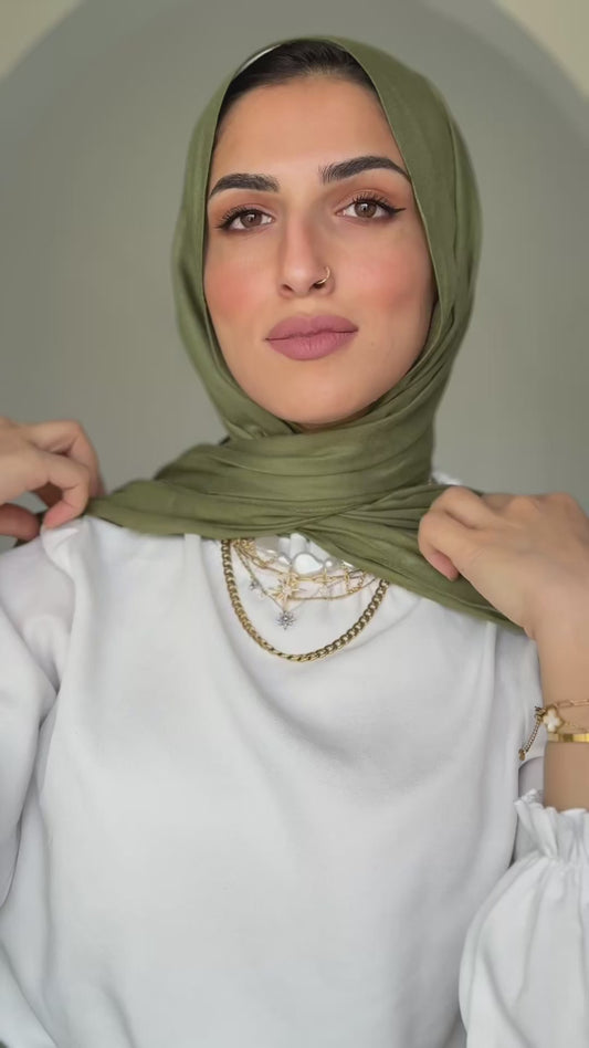 Cotton Modal Olive Green