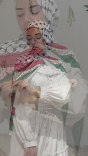 Light Free Palestine Chiffon