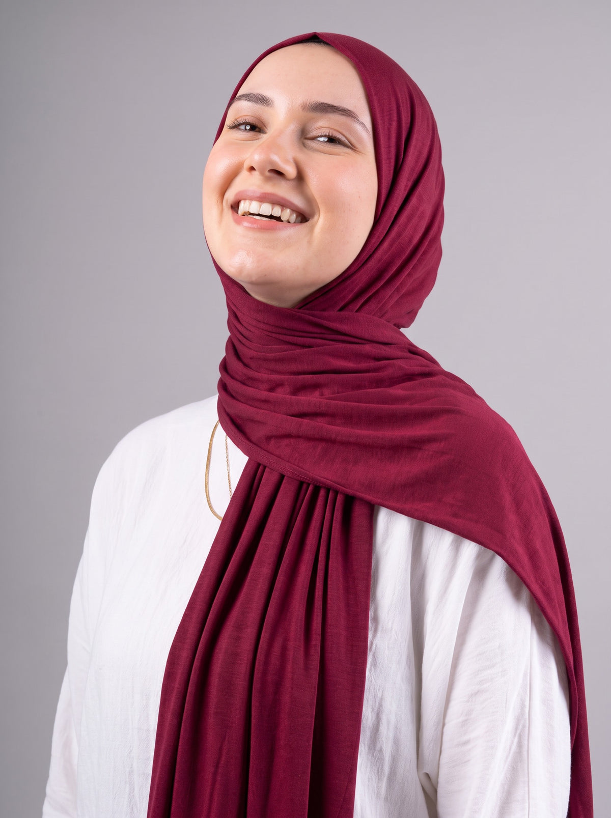 Jel Scarf in Red #Color_Red