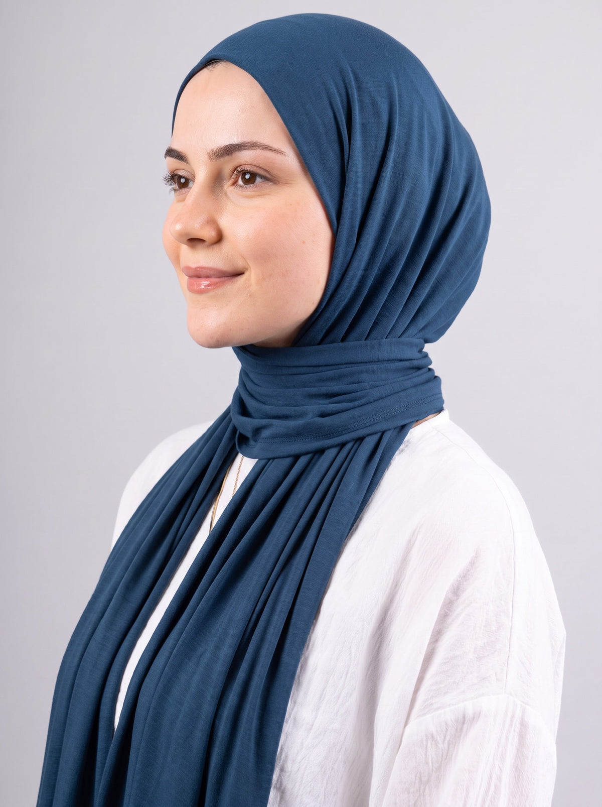 Jel Scarf in Teal #Color_Teal
