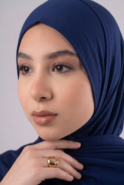 Quick Wrap Hijab - Navy